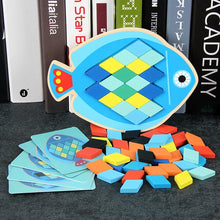 Load image into Gallery viewer, Wooden Diamond Triangle Puzzle
