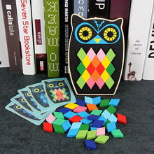 Load image into Gallery viewer, Wooden Diamond Triangle Puzzle