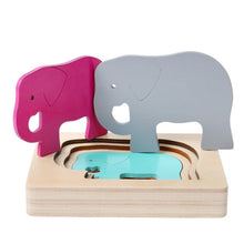 Load image into Gallery viewer, Animal Carton 3D Puzzle