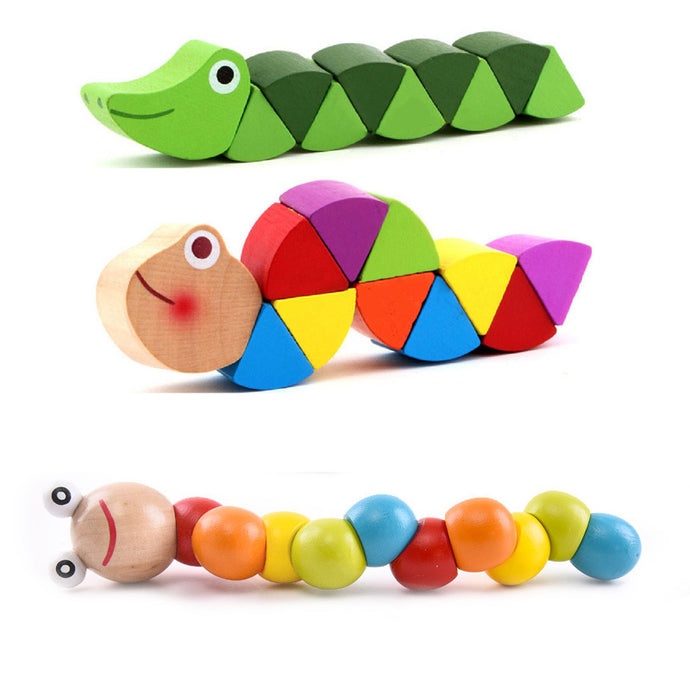 Colorful Wooden Puzzles