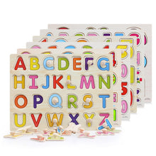 Load image into Gallery viewer, wooden puzzle alphabet