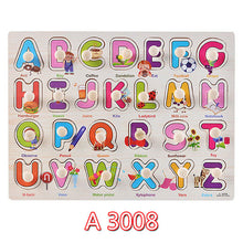 Load image into Gallery viewer, wooden puzzle alphabet