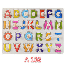 Load image into Gallery viewer, wooden puzzle alphabet