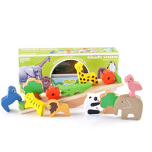 Load image into Gallery viewer, Forest Animal Seesaw Balance Blocks