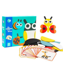 Load image into Gallery viewer, Wood Puzzle Geometric Shape