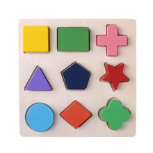 Load image into Gallery viewer, Wooden Geometric Shapes