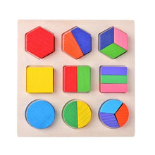 Load image into Gallery viewer, Wooden Geometric Shapes