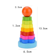 Load image into Gallery viewer, New Wooden Toy Rainbow To