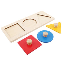 Load image into Gallery viewer, Wooden Geometric Puzzle Board