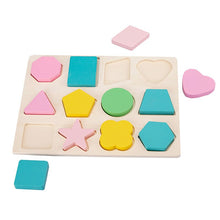Load image into Gallery viewer, Wooden 3D Puzzle Learning Geometry