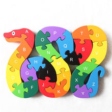 Load image into Gallery viewer, Animal Vehicle Wood Puzzles