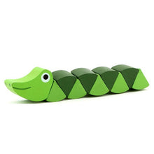 Load image into Gallery viewer, Crocodile Caterpillars puzzel